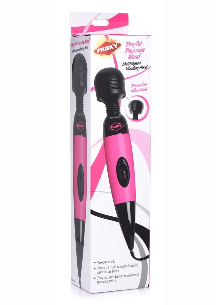 wholesale adulttoys Featured Products Playful Pleasure Plug In Wand Massager- Purple