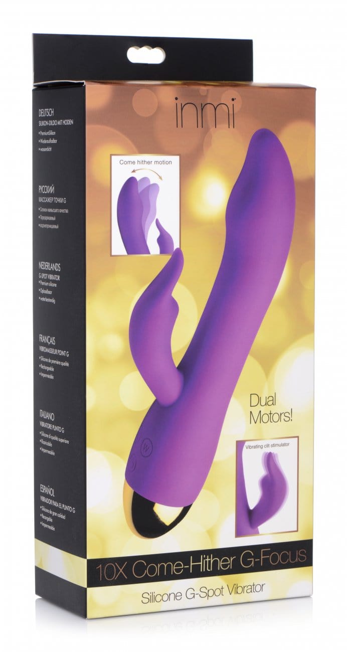 sex toy distributing.com vibrator 10x Come-Hither G-Focus Silicone Vibrator