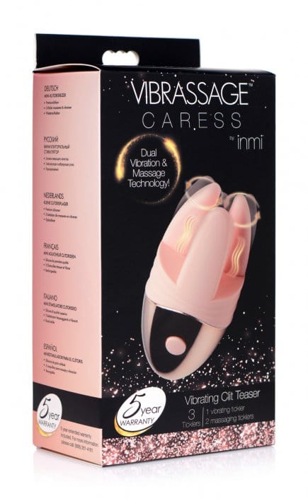 sex toy distributing.com Clit Stimulator Dual Vibrating Silicone Clit Teaser