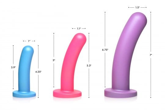 sex toy distributing.com vibrator Triple Peg 28X Vibrating Silicone Dildo Set with Remote Control