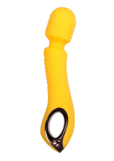 wholesale adulttoys wand Buttercup Silicone Rechargeable Massager Wand – Yellow