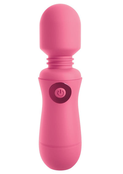 wholesale adulttoys wand Omg Wands Rechargeable Multi Speed Vibrating Massager Silicone Waterproof Pink